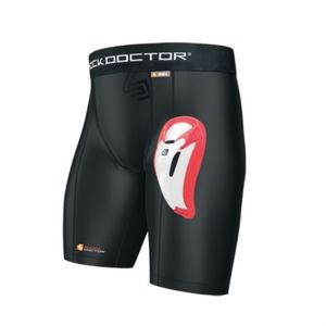 2 pair Shock Doctor youth core compression with bioflex cup